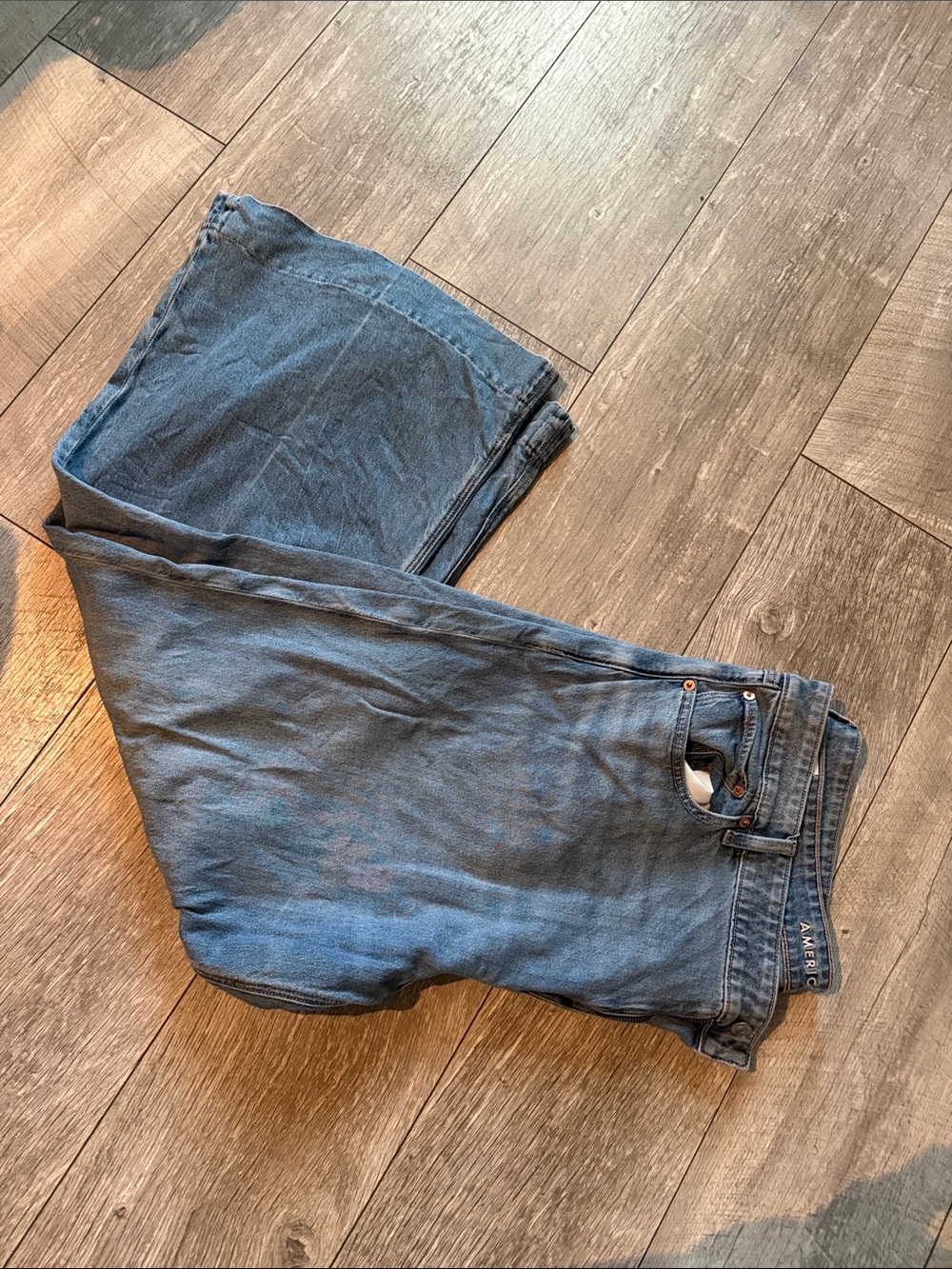 American Eagle Outfitters women’s high-rise flare jeans plus size